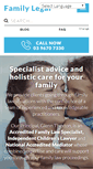 Mobile Screenshot of familylegal.com.au